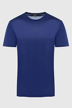 Cotton T-shirt blue for men