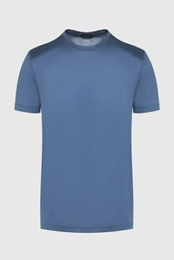 Cotton T-shirt blue for men