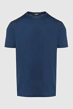 Cotton T-shirt blue for men