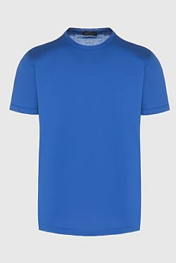 Cotton T-shirt blue for men