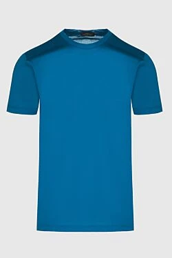 Cotton T-shirt blue for men