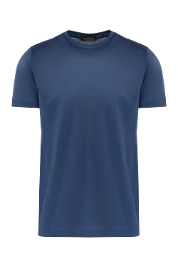 Cotton T-shirt blue for men