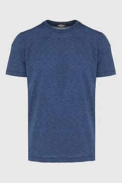 Cotton T-shirt blue for men