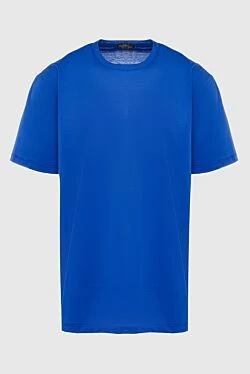 Cotton T-shirt blue for men