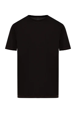 Men's orange cotton T-shirt