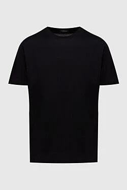 Black cotton T-shirt for men