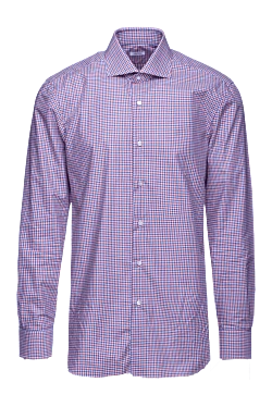 Violet cotton shirt for men