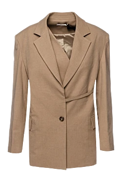 Beige jacket for women