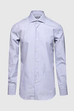 Gray cotton shirt for men