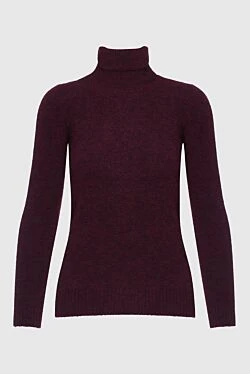 Burgundy jumper for women