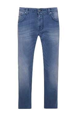 Blue cotton jeans for men