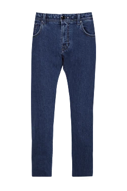 Blue cotton jeans for men