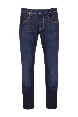 Blue cotton jeans for men