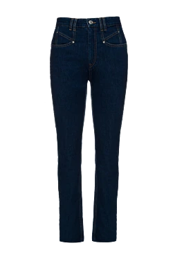 Blue cotton jeans for women