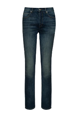 Blue cotton jeans for women