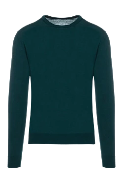 Wool jumper green for men