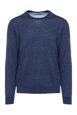 Wool jumper blue for men