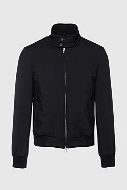 Polyester jacket black for men