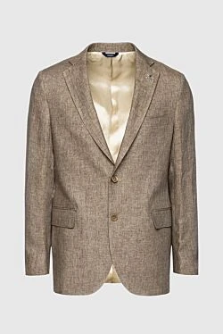 Men's beige linen jacket