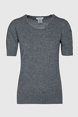 Gray cashmere jumper for women