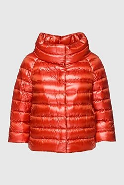 Women's orange polyamide down jacket