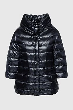 Women's black polyamide down jacket