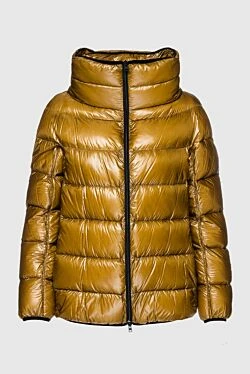 Women's yellow polyamide down jacket