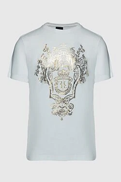 White cotton T-shirt for men