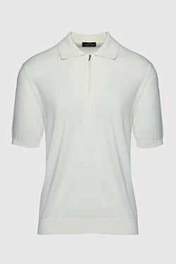 Cotton polo white for men