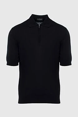 Cotton polo black for men