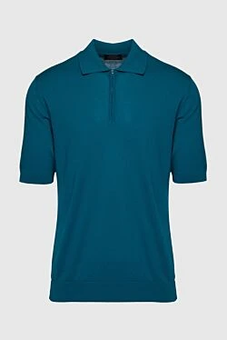 Cotton polo green for men