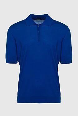 Cotton polo blue for men