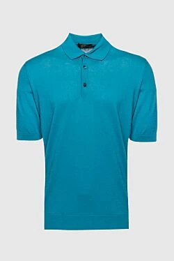 Cotton polo green for men