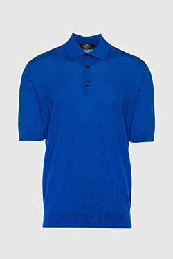 Cotton polo blue for men