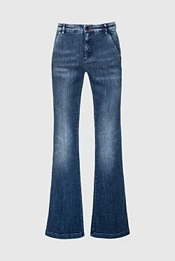 Blue cotton jeans for women