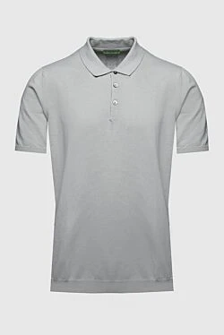 Cotton polo gray for men