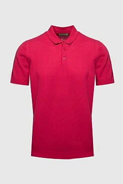 Cotton polo red for men