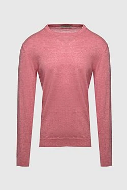 Cotton jumper pink for men