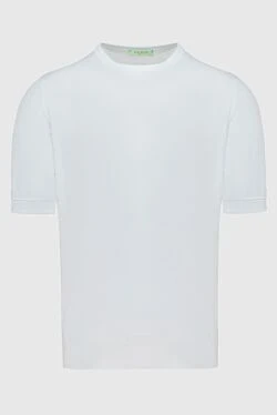 Cotton short sleeve jumper white for men