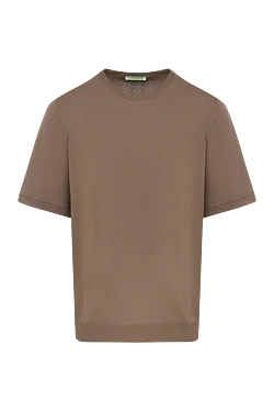 Cotton jumper brown for men