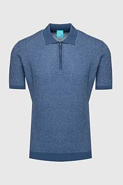 Cotton polo blue for men