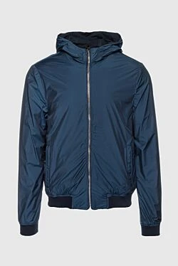 Cotton and elastane jacket blue for men