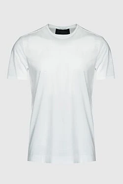 White cotton T-shirt for men