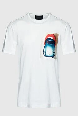 White cotton T-shirt for men