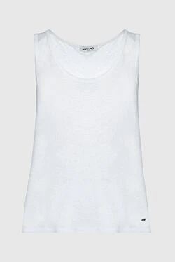 White linen T-shirt for women