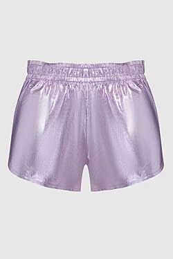 Pink cotton shorts for women