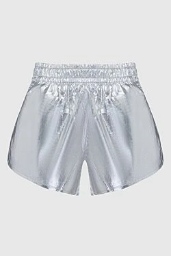 Gray cotton shorts for women