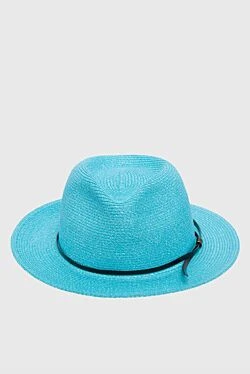 Cotton and polyester hat blue for men