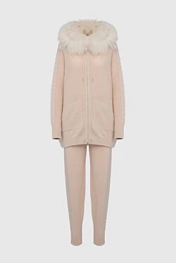 Women's beige walking suit