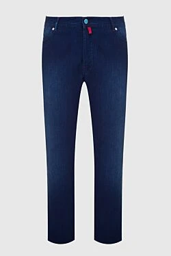 Blue cotton jeans for men